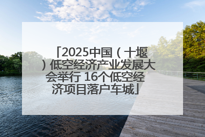 2025中国（十堰）低空经济产业发展大会举行 16个低空经济项目落户车城