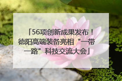 56项创新成果发布！德阳高端装备亮相“一带一路”科技交流大会