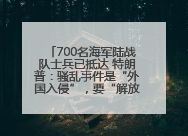 700名海军陆战队士兵已抵达 特朗普：骚乱事件是“外国入侵”，要“解放洛杉矶”
